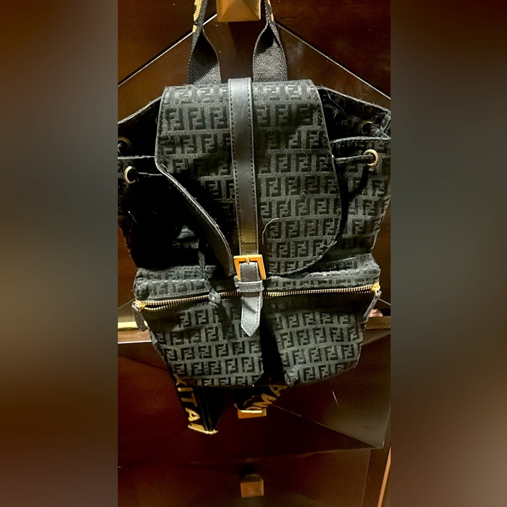Fendi backpack inside lining is ripped